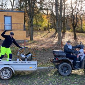 VÝSTAVBA WAKEPARKU V PB POKRAČUJE.  BAGROVÁNÍ, BAGROVÁNÍ A ZASE BAGROVÁNÍ